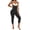 Black, variant on Takusun Women's Control Slip Shapers Full Body Shapewear Bodysuits Thigh Slimmer One Piece Jumpsuit