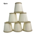 thumbnail image 4 of Wosthever Clip de tela de alta gama en juego de pantalla de lámpara colgante para decoración elegante de habitación, pantallas de lámpara de Iluminación y accesorios tipo+1, 4 of 6