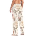 thumbnail image 3 of FORMRS Mens Pajama Pants with Pockets Sleepwear Lounge Bottoms Sizes S-2XL, Lace and Floral, 3 of 7