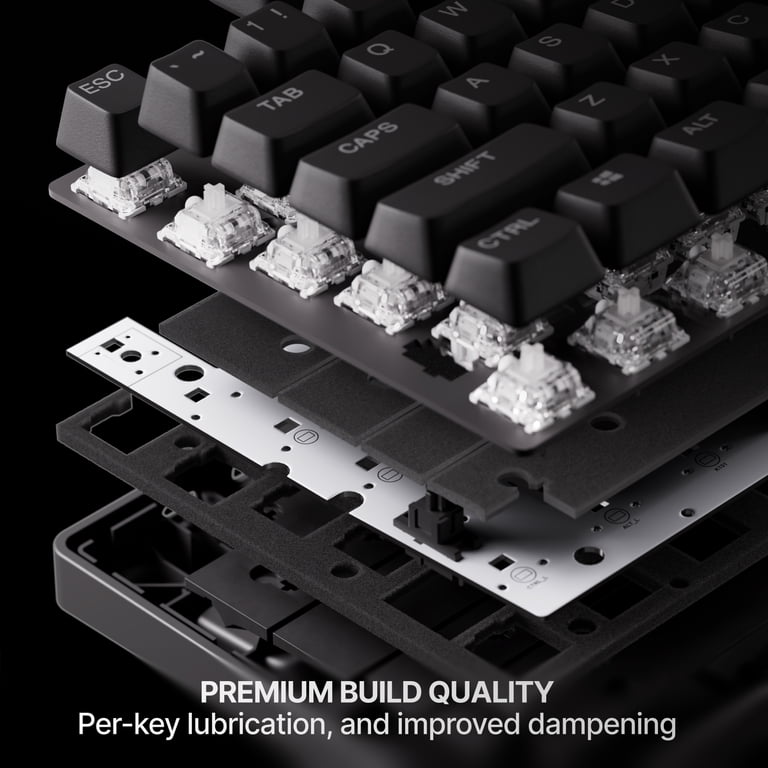 SteelSeries Apex Pro TKL Gen 3 RGB OLED Gaming Keyboard with