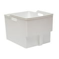 thumbnail image 2 of Cesta organizadora de cocina con asa, cesta de almacenamiento extraíble para organizar el almacenamiento Blanco Grande, 2 of 9