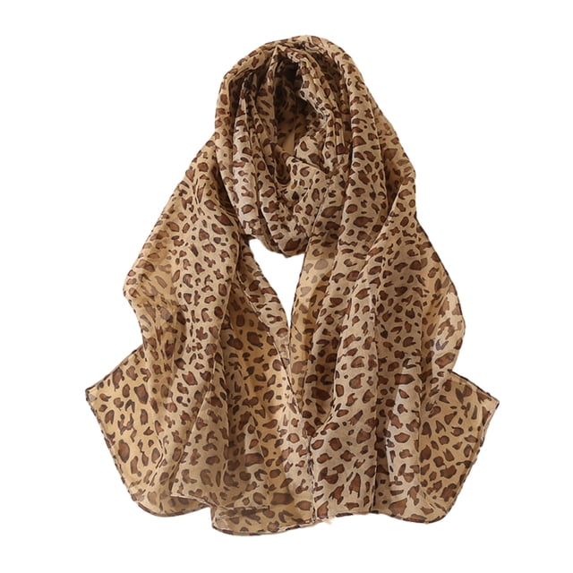 Jumpingount Bufanda con estampado clásico y atemporal de poliéster Bufanda elegante y cálida no tóxica e inodora para mujer Accesorios de disfraces Caqui
