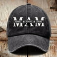 thumbnail image 2 of Riforla Day Hats Custom Mom Hat Custom Hat with Kids Names Custom Baseball Hat for Women From Kids for Mom Mens Womens Hats Black, 2 of 3