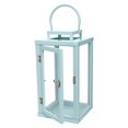 thumbnail image 2 of Kieragrace Graham Luminous Stainless Steel and Glass Lantern in Light Blue, 2 of 4