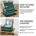 thumbnail image 4 of Maleta de mano Hanke de 16 pulgadas con ruedas, color verde ligero, 4 of 9