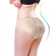 thumbnail image 1 of Bragas realzadoras de glúteos para mujer, ropa interior acolchada para caderas, bragas levantadoras de glúteos, bragas sin costuras con relleno falso, ropa moldeadora, 1 of 8