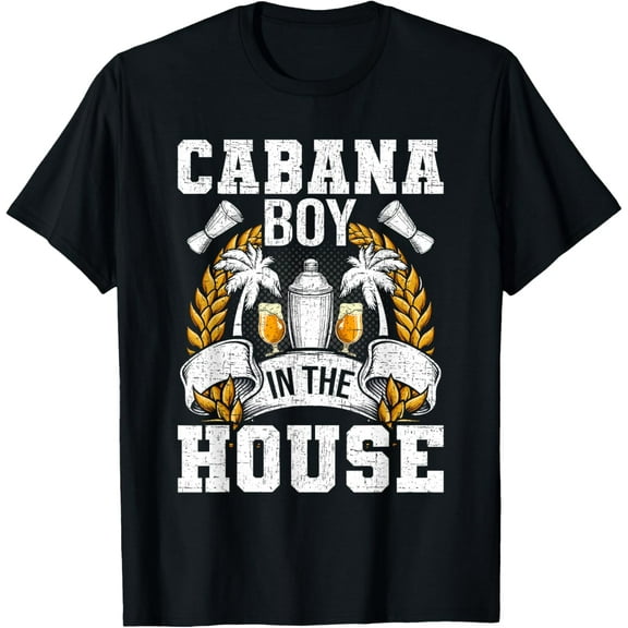 Cabana Boy In The House Bartending Bartender T-Shirt