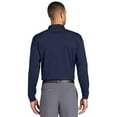 thumbnail image 2 of Nike Men's Golf Long Sleeve Stretch Tech Polo Midnight Navy Size X-Large, 2 of 4
