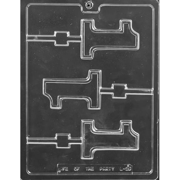 Grandmama's Goodies L029 #1 One Lollipop Chocolate Candy Soap Mold with Exclusive Molding Instructions