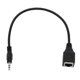 thumbnail image 1 of 3.5mm Male Jack Trs Audio Cable To Rj45 Socket Ethernet Adapter Cord Black, 1 of 1