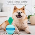 thumbnail image 5 of Juguete dispensador de golosinas para perros, pelota interactiva para perros, molienda y limpieza de dientes, adecuado para pequeños cachorros y cachorros (azul), 5 of 5