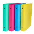 thumbnail image 4 of C-Line Mini Size 3-Ring Poly Binder, 1 Inch Capacity, Assorted, 1/EA, 30710, 4 of 4