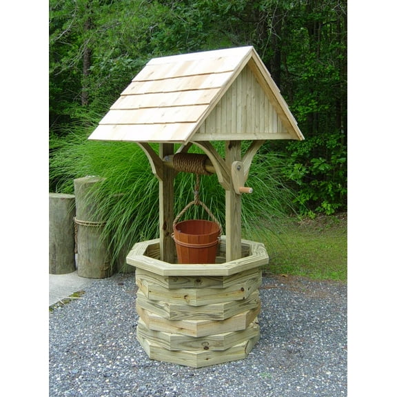 Woodworking Plans for a 6 ft. Wishing Well. Printed DIY Instruction Guide 36 pages. Photos at Every Step. How to Build an Octagon Wishing Well.…