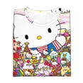 thumbnail image 4 of Hello Kitty T Shirts For Girls Boys, 3d Print Cartoon Graphics T Shirt, Youth Crewneck T-Shirt, Unisex Short Sleeve Top Tees Age 4-16 Years, 4 of 7