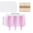 thumbnail image 6 of Yesbay Cartoon Shape Popsicle Molds Silicone Reusable Sticks Non-Stick Design Easy Release Ice Cream Mold, 6 of 8