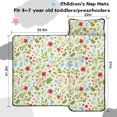thumbnail image 5 of Pioneer Flower Floral Print Pattern Toddler Nap Mat for Teens Preschool Daycare, Teens Sleeping Mat Bag, Toddler Sleeping Bag with Pillow, 5 of 6
