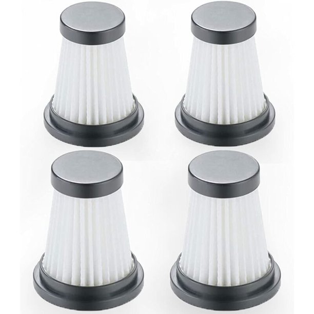 Paquete de 4 filtros HEPA de repuesto para aspiradora inalámbrica para Moosoo K12 K12 Pro K13, para Genius Invictus One 1.0 X7 / 2.0, para accesorios de filtro de aspiradora de mano Foxnovo 13KPA