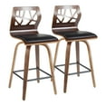 thumbnail image 1 of Folia Mid-Century Modern Counter Stool by LumiSource, 1 of 9