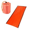 thumbnail image 5 of Emergency Survival Sleeping Bag Multi Functional PE Aluminium Film Lightweight Portable Cold Proof Waterproof Lightweight, Portable Nylon Sack for Camping Hiking Outdoor Adventure Activities, 5 of 6