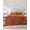 Brown, variant on 4 Piece Full Sheet Set Autumn Maple Leaf Sheets Set for Full Size Bed, Breathable Soft Microfiber Bed Sheets Cooling Gradient Brown Fallen Fruit Leaves Fitted Sheet Deep Pocket, Pillowcases