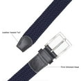 thumbnail image 7 of Men's Stretch Woven Braid Belt, Woven Elastic Golf Belt For Hunting Pants Casual Shorts Jeans, 7 of 7