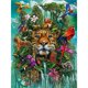 thumbnail image 5 of Bordado de hilos de algodón, 11CT, estampado de pájaros, flores, tigres, punto de cruz, 40x55cm, 5 of 9
