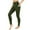Green, variant on High Waisted Leggings For Women Plus Size Trouser Style Yoga Pants Full Length Soft Workout Leggings With Pockets