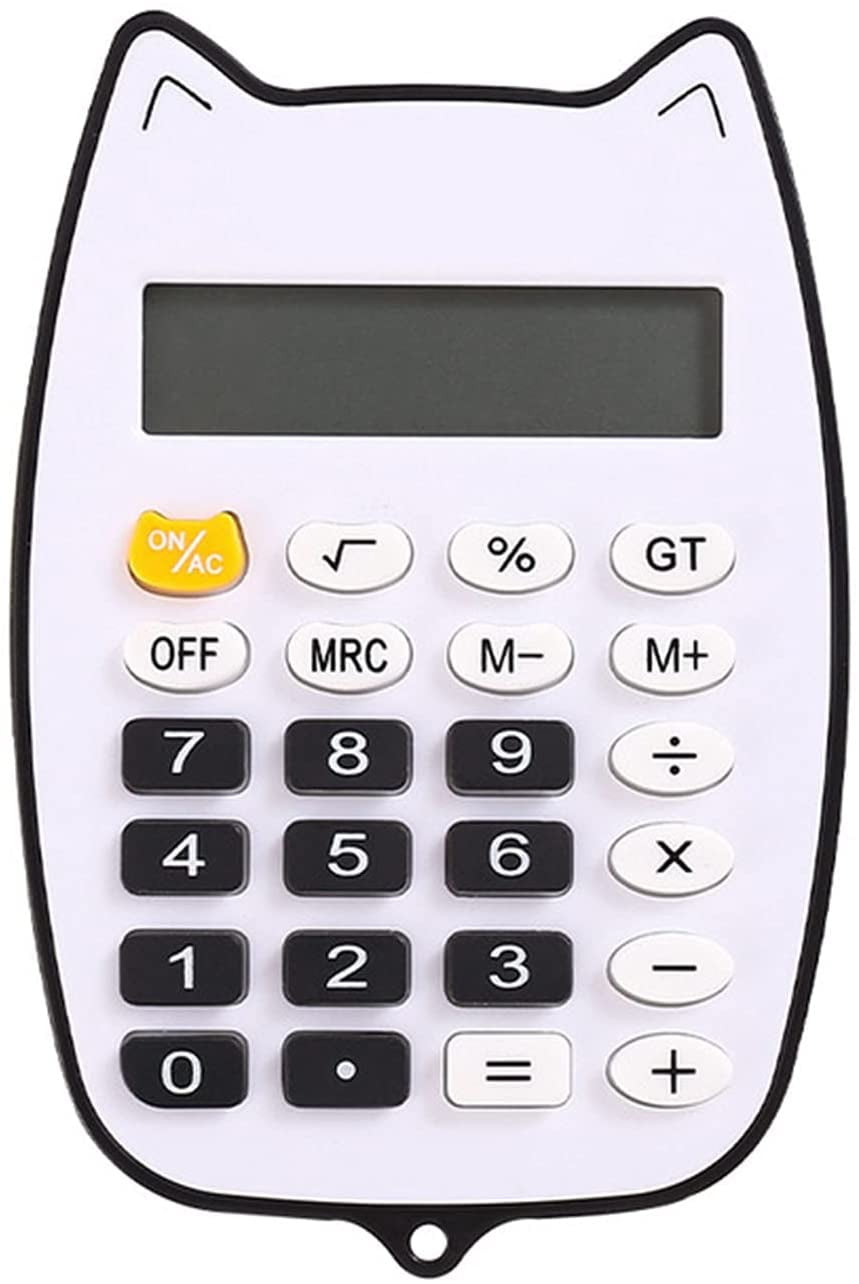 Portable Calculator Cute Cat Mini Student Portable Computer Small