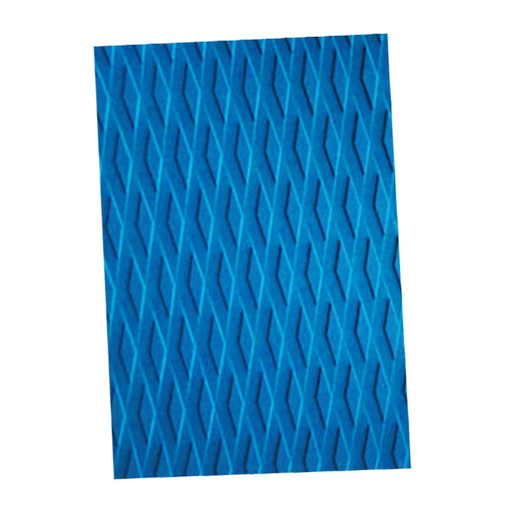 Premium EVA Surfboard Surf Skimboard Shortboard Tail Pad Traction Pad Deck Grips blue