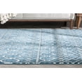 thumbnail image 6 of Well Woven Antalia Hira Moroccan Trellis Geometric Pattern Blue 5'3" x 7'3" Area Rug, 6 of 8