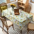 thumbnail image 3 of Watercolor Sunflower Tablecloth,Yellow Floral Table Cloth for Rectangle Tables,Spring Summer Waterproof Resistant Farmhouse Flower Table Cover Kitchen Dining Room(60 X 102 INCH), 3 of 6