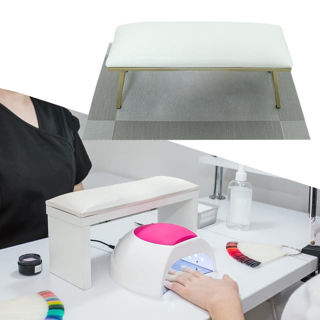 Almohada y tapete para uñas, soporte para reposabrazos, accesorios para decoración de uñas, almohadilla para brazo y muñeca, cojín para decoración de Yinane Almohada para uñas