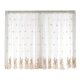 thumbnail image 5 of Ounissouiy Cortinas transparentes para ventana, colgante de cenefa de estilo Simple, diseño de escena de estudio para sala de estar, cortinas Café 1.5*1.2 m 2Conjunto, 5 of 6