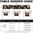 thumbnail image 3 of Christmas Jack Table Runner, Xmas Tree Kitchen Dining Table Decoration, Funny Holiday Winter Burlap Indoor Outdoor Home Decor Party Supply 13.8 x 90 Inches, 3 of 5