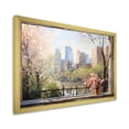 thumbnail image 2 of Designart "Central Park Views New York's Green Heart III" Cityscapes Framed Wall Art Decor - Industrial Green New York City Bedroom Framed Canvas Wall Art, 2 of 6