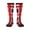 3 Black, variant on Women's Knee High Socks Retro British Flag Thermal Soft Knee Long Socks