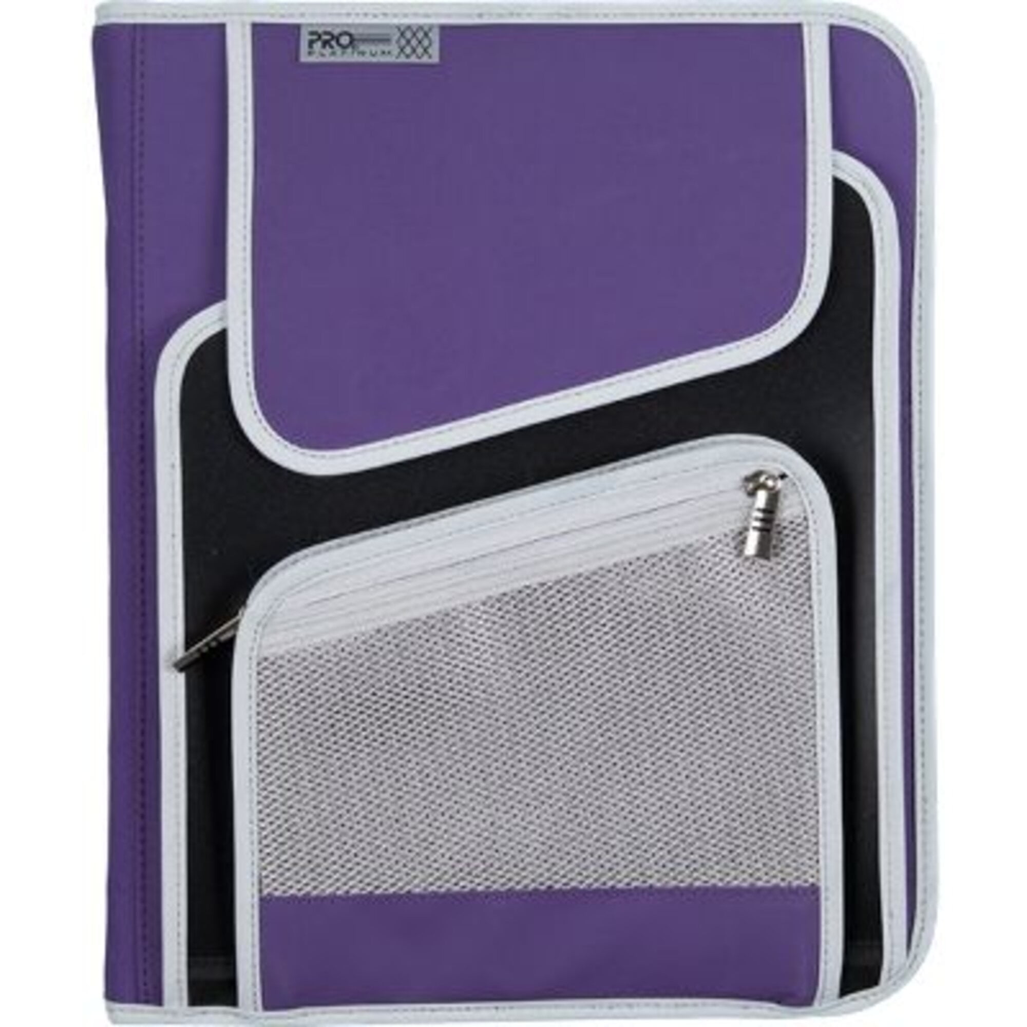 Mead PRO Platinum 2 Zipper Binder with Exterior Note Organizer Purple -  Zipper - Walmart.com