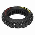 thumbnail image 4 of 10x3/255x80(80/65-6) Three-Color Line Wing Pattern Snow Off-Road Solid Tire Belt Anti-Slip, 4 of 6