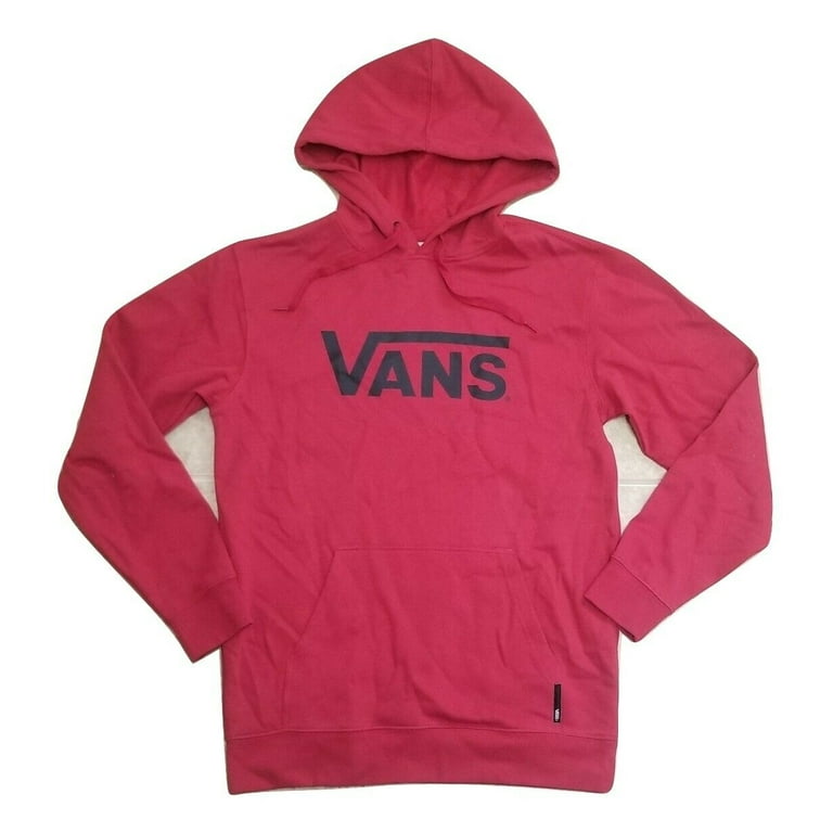 Watchful plade stemme Vans Drop V Men's Red/Black Pullover Hoodie Size S - Walmart.com