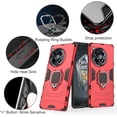 thumbnail image 3 of FIEWESEY For OnePlus 12 5G/ OnePlus 12R 5G Phone Case Shockproof Rugged Kickstand Armor Case Built in Ring - OnePlus 12R 5G, Red, 3 of 5