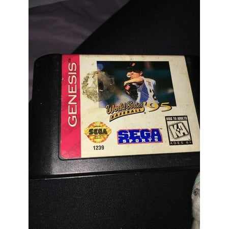 SEGA GENESIS GAME WORLD SERIES BASEBALL '95 (Best Sega Genesis Sports Games)
