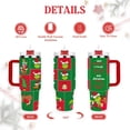 thumbnail image 3 of Funny Christmas Tumbler for Women Men,40 oz Stainless Steel Insulated Travel Tumbler,Christmas Coffee Mug with Lid and Straw Xmas Cups Keep Drinks Cold & Hot,White Elephant Gifts Stocking Stuffer, 3 of 6