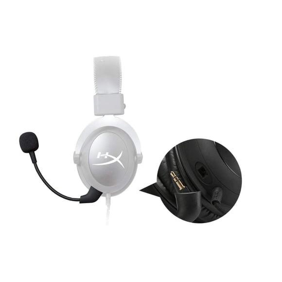 Micro de Jeu de Remplacement HyperX 3,5 mm Uncleligt Perche de Microphone pour Kingston HyperX Cloud X, Cloud 2 II, Cloud Core, et Casque de Jeu Cloud Pro Argenté, Non pour 2022 Cloud 2