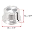 thumbnail image 2 of Uxcell Perilla de Control de Volumen de Potenciómetro de 6.4 mm para Efecto de Pedal, Transparente, 2 of 3