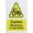 Warning Sign 1, variant on Caution ESD Shoes Required In This Area Reflective Aluminum Sign - 8"x12", UV Protected, Waterproof, 4 Pre-Drilled Holes - Lab, Factory, Electronics Workshop