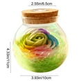 thumbnail image 3 of Hyknon Preserved Rose in Glass Dome Room Decor Rose Eternal Flower Wishing Bottle with Colorful Light Forever Gift for Valentines Day Anniversary Wedding Thanksgiving, 3 of 6