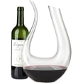 thumbnail image 2 of Meggie 1.5L Wine Decanter Lead Free Glass Aeration Wine Carafe Gift Set, 2 of 7