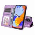 thumbnail image 3 of Funda tipo cartera GANGXUN para Xiaomi Redmi Note 12 Pro 4G , diseño girasol, cuero PU, soporte, cierre magnético, tarjetero, 3 of 5