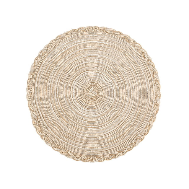 HOARBOEG Tapis de Table à Manger en Coton Ramie 36cm Isolation Thermique