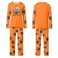thumbnail image 4 of Halloween Family Pajamas Set Long Sleeve Crew Neck, Soft Matching Halloween Pajamas with Skull Spider Web Print, Cute Family Halloween Pajama Set Sleepwear, 4 of 4